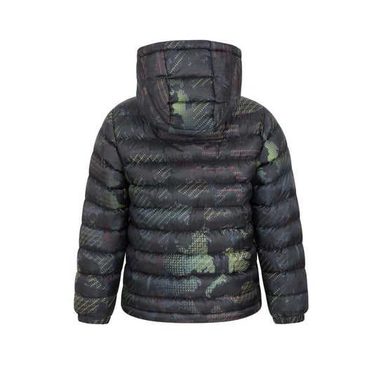 Mountain Warehouse Childrens/Kids Seasons Patterned Padded Jacket (Jet Black) - Image 2