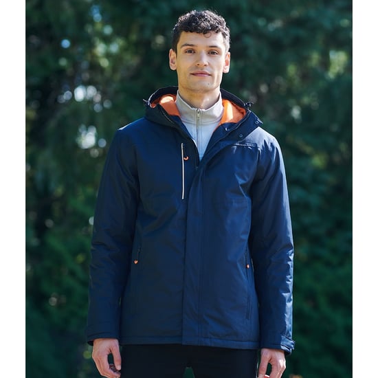 Regatta Mens Thermogen Powercell 5000 Jacket (Navy/Magma Orange)
