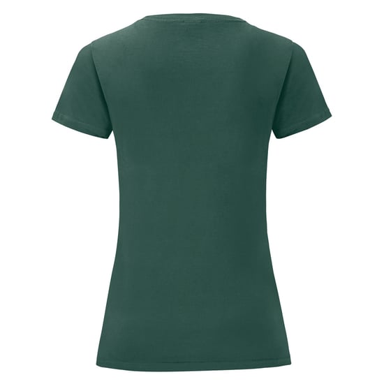 Fruit Of The Loom Womens/Ladies Iconic T-Shirt (Forest) - Image 2