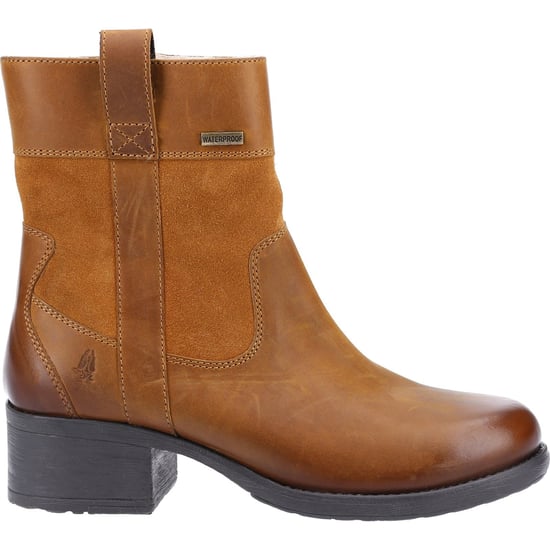 Hush Puppies Saskia Leather Women's Tan Boots - Image 4