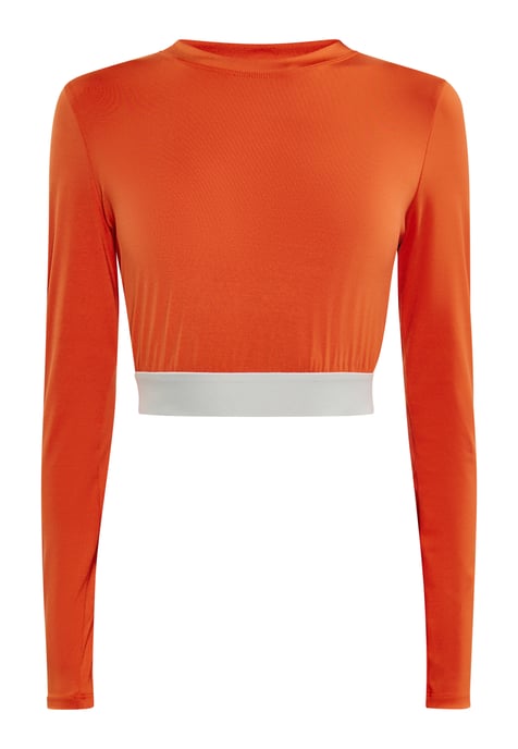 Mymo longsleeve women orange - Image 1