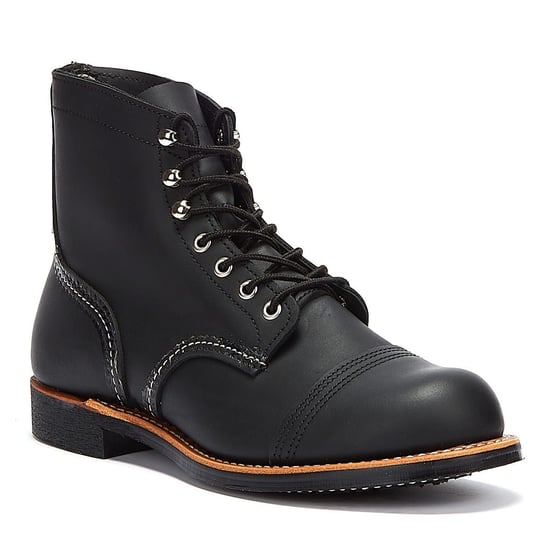 Red Wing Shoes Iron Ranger Harness Mens Black Boots - Image 2