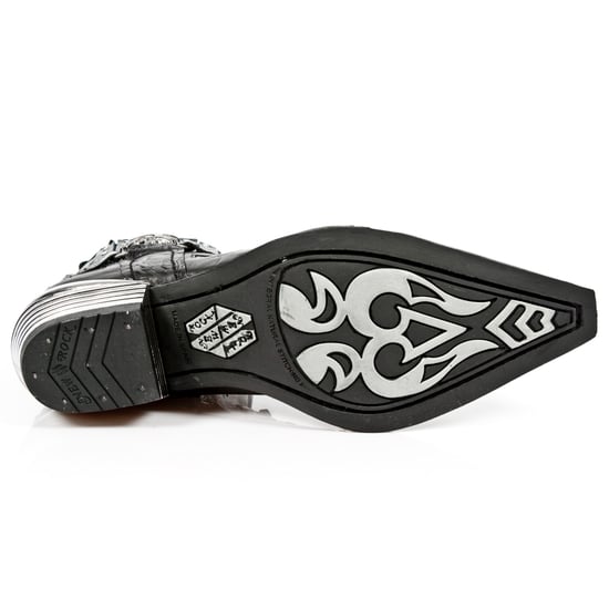 New Rock Black Metal Gothic Boots-7950P-S1