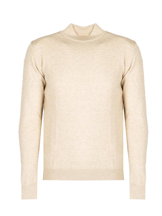 Takeshy Kurosawa Suéter Lupetto del hombre beige - Image 1