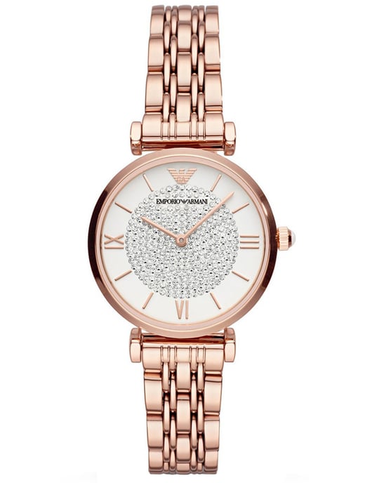 Emporio Armani Gianni T-bar Women's Rose Gold Watch AR11244 - Image 1