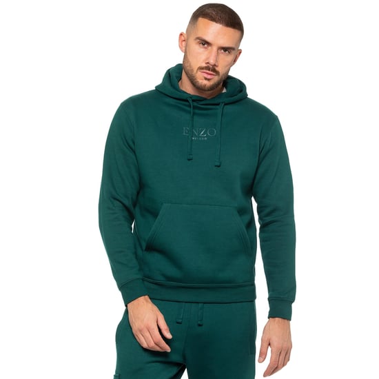 Enzo | Sudadera con capucha para hombre - Verde - Image 1