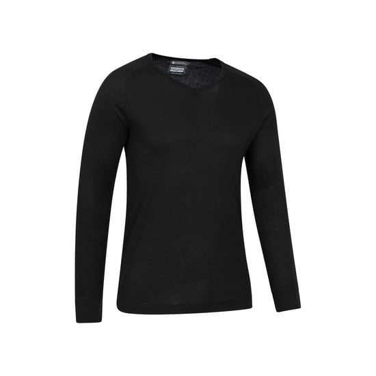 Mountain Warehouse Mens Talus V Neck Thermal Top (Black) - Image 3