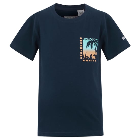 Regatta Childrens/Kids Bosley VIII Parasailing T-Shirt (Navy) - Image 1