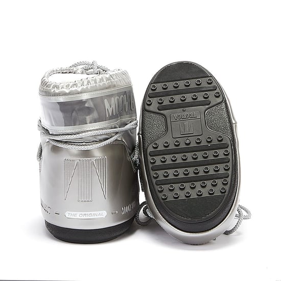 Moon Boot Classic Icon Low Glance Womens Silver Boots - Image 4