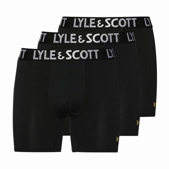 Calzoncillos Lyle & Scott Elton 3-Pack Boxers Negro - Image 1
