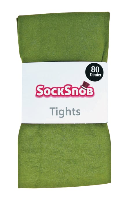 Mallas largas de invierno de colores opacos Sock Snob Womens 80 Den - Image 2