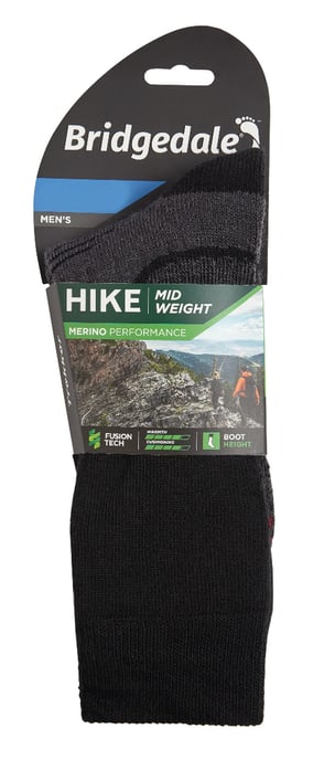 Bridgedale - Calcetines de lana merino para hombre - Negro - Image 2