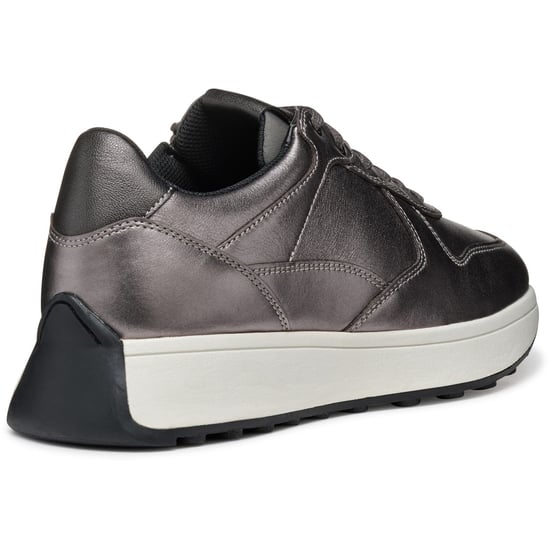 Geox D Amabel A Leather Women's Gun Trainers - Image 2