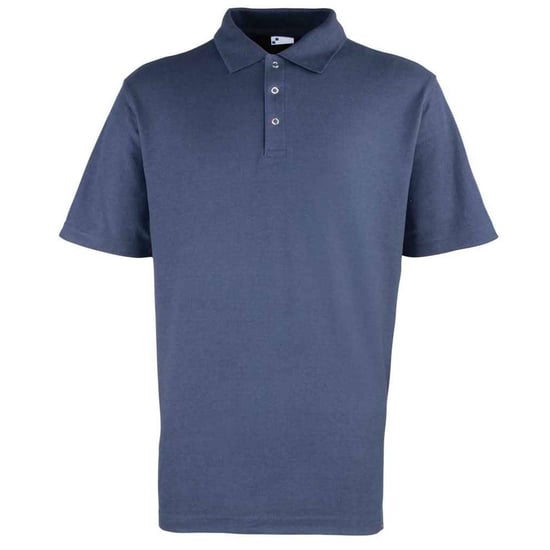 Premier Mens Studded Polo Shirt (Navy) - Image 1