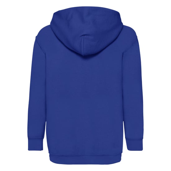 Fruit of the Loom Childrens/Kids Classic Hooded Sweatshirt (Royal Blue) - Image 2