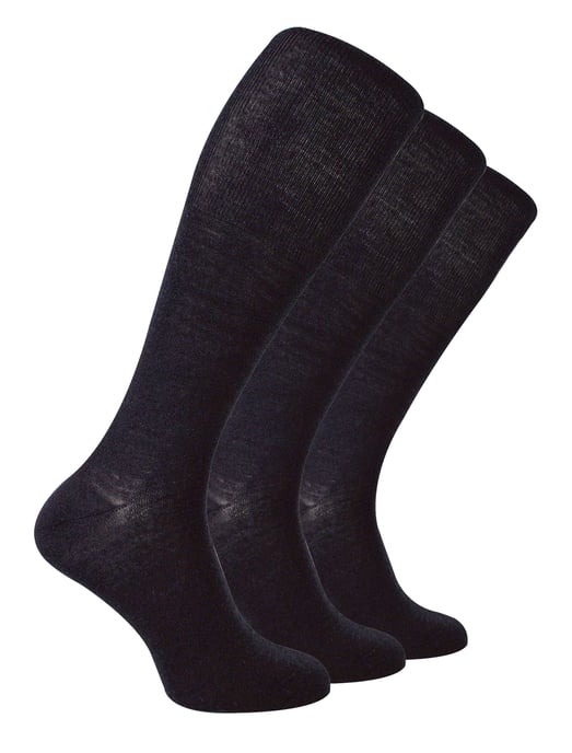 Steven - 3 Pares Multipack Calcetines de Lana Merino - Carbón - Image 1