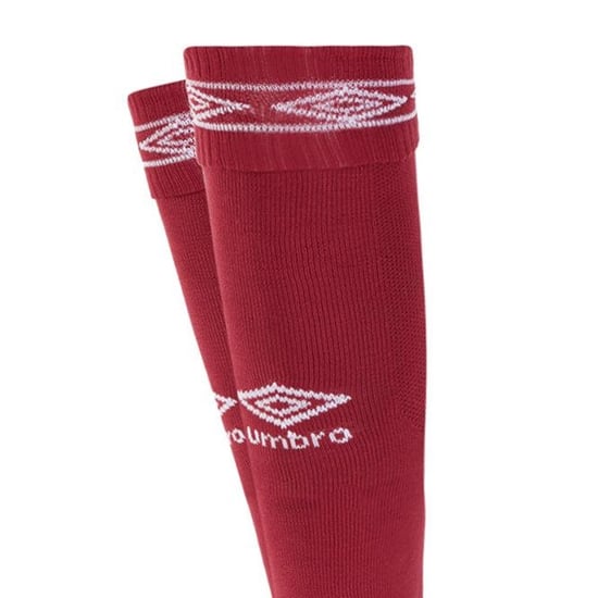 Umbro Diamond Football Socks (New Claret/White)