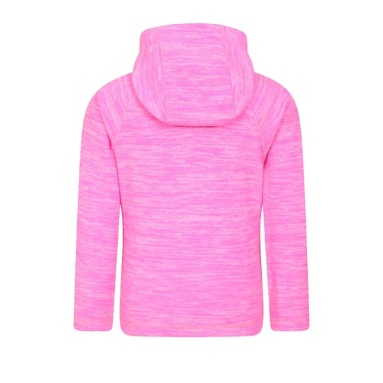 Mountain Warehouse Childrens/Kids Snowdonia II Full Zip Hoodie (Bright Pink) - Image 2
