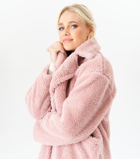 Longline Teddy Coat