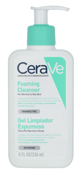 CeraVe Limpiador Espumoso con Dosificador 236 ml - Image 1