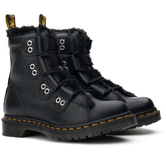 Dr Martens 1460 Fur Boots