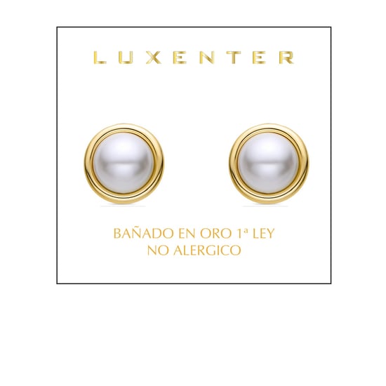 Pendientes Luxenter acabados en oro amarillo de 18K - Adriel - Image 2