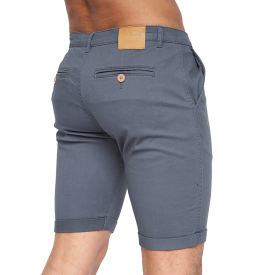 Crosshatch Mens Sinwood Chino Shorts (Petrol) - Image 2