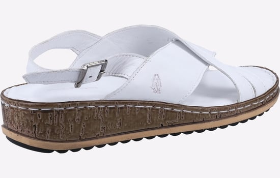 Hush Puppies Elena Cross Over Wedge Sandal LEATHER Womens - Image 3