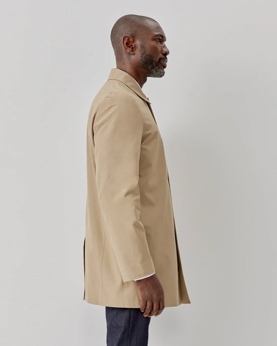 Oliver Sweeney Huntingfield Mens Showerproof Cotton Mac - Image 3