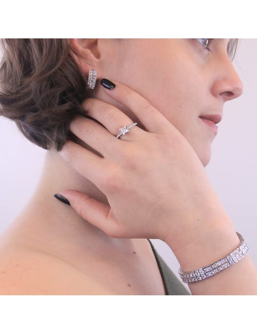 Pendientes Olena - Plata y Cristal - Image 6
