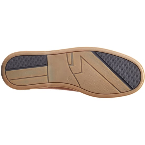Base London Stern Leather Men's Burnt Tan Boat Shoes - Image 3
