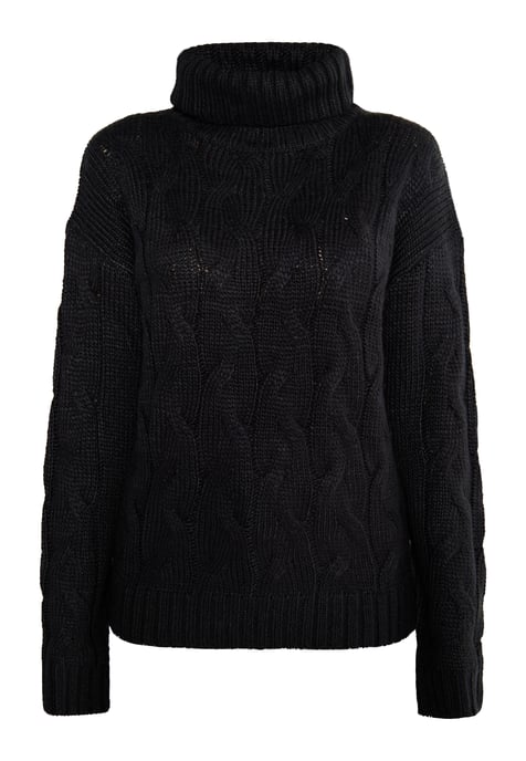 Mymo Knitted pullover women black - Image 1