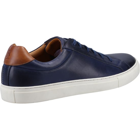 Hush Puppies Colton Leather Men's Navy Trainers - Image 2
