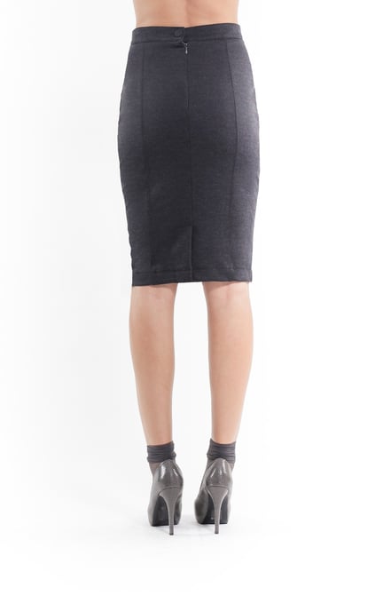 Stretch Pencil Skirt anthracite