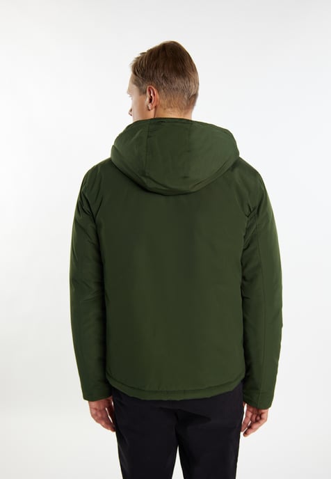 Dreimaster Padded winter jacket Men dark green - Image 4