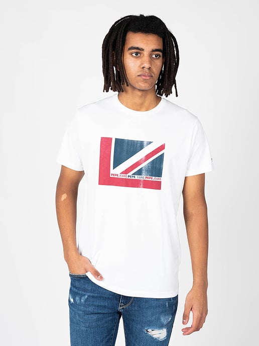 Pepe Jeans Camiseta Ramone Hombre Blanco - Image 3