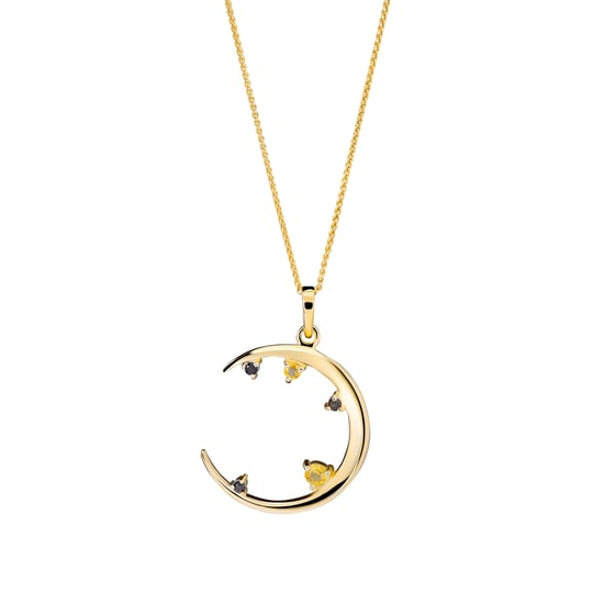Orphelia 'Eline' Women's 925 Sterling Silver Chain with Pendant - Gold ZH-7497/G - Image 1