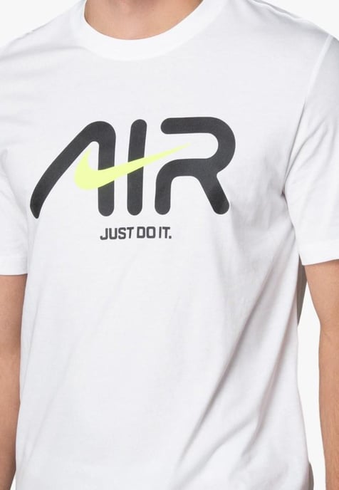 Camiseta Nike Swoosh Air para hombre en blanco - Image 3
