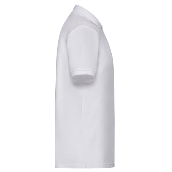 Fruit of the Loom Mens Polycotton Pique Polo Shirt (White) - Image 3