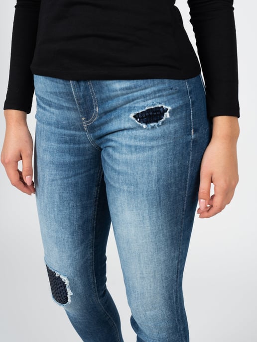 Guess Vaqueros Skinny de mujer azul - Image 4