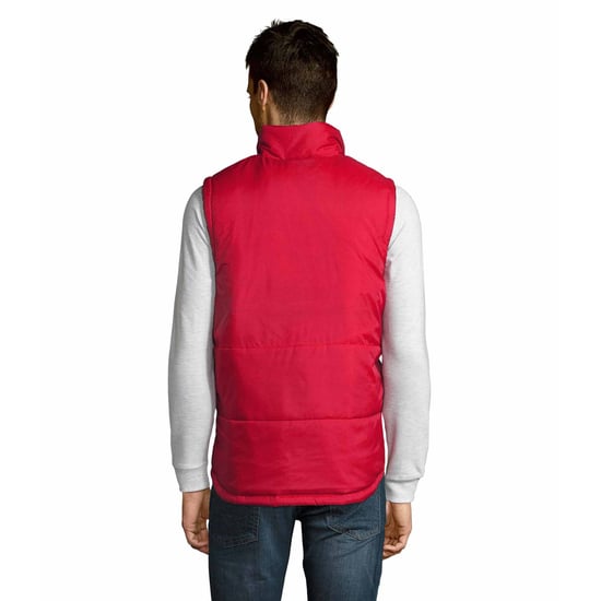 SOLS Warm Unisex Padded Bodywarmer Jacket (Red) - Image 3