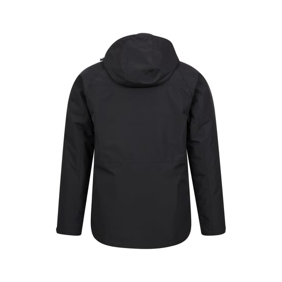 Mountain Warehouse Mens Alaskan 3 In 1 Waterproof Jacket (Black) - Image 2