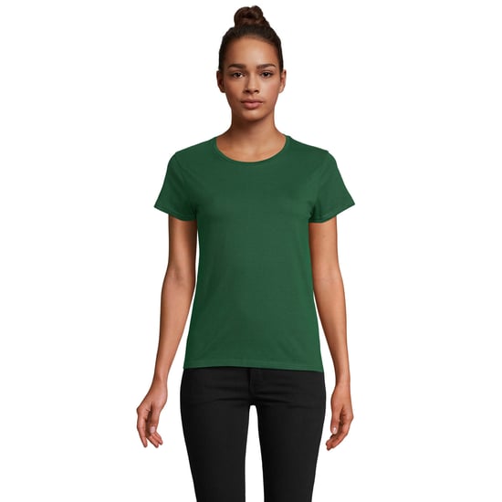 SOLS Womens/Ladies Pioneer T-Shirt (Bottle Green) - Image 1
