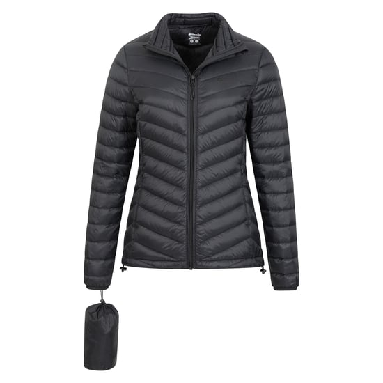 Mountain Warehouse Womens/Ladies Extreme II Featherweight Down Jacket (Black) - Image 6