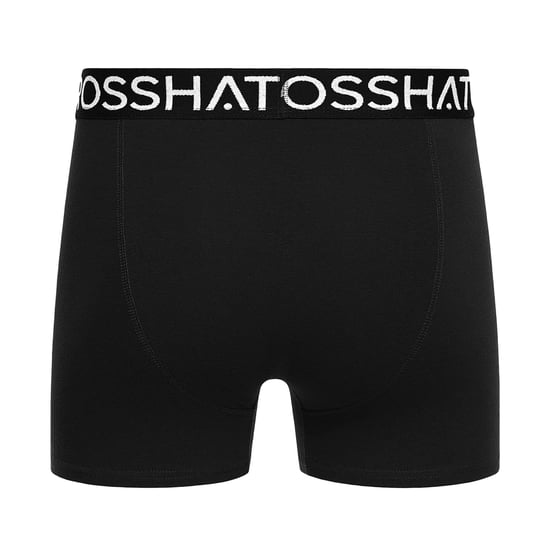 Crosshatch Mens Bresler Boxer Shorts (Pack of 3) (Black) - Image 3