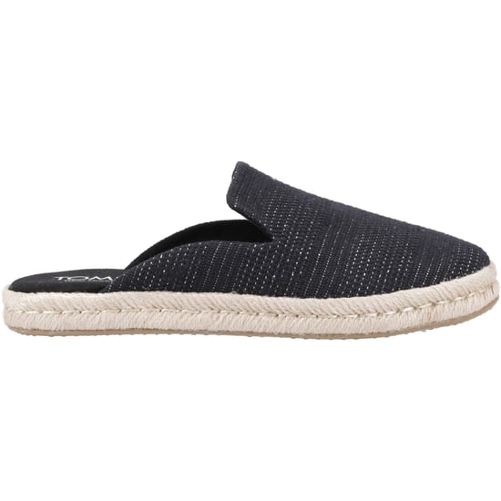 TOMS Santiago Mule Textile Women's Black Metallic Slippers - Image 5