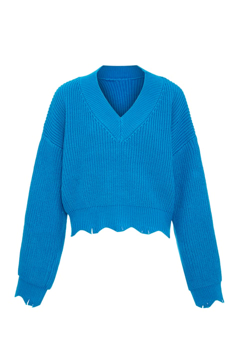 Mymo sweater women turquoise - Image 1