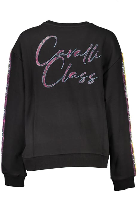 Suéter de Mujer de Algodón Negro Cavalli Class - Image 2