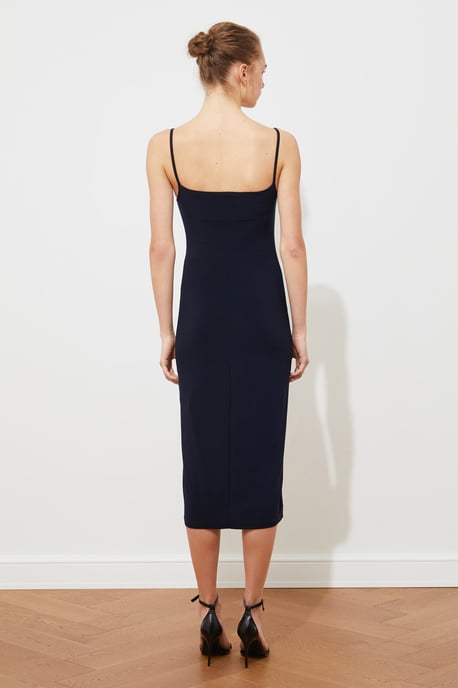 Trendyol Women's Cowl Neck bodycone Midi Dress - Image 5