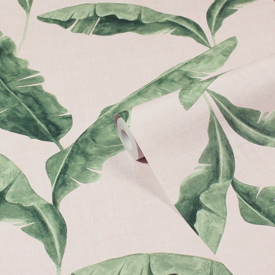 Papel tapiz impreso en botánica de plátano - Image 1